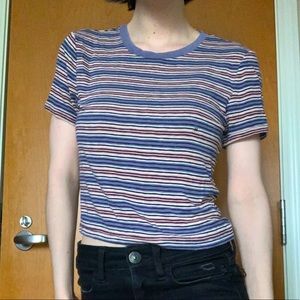 women's striped tee